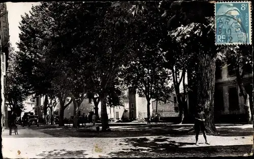 Ak La Farlède Var, Place des Ecoles