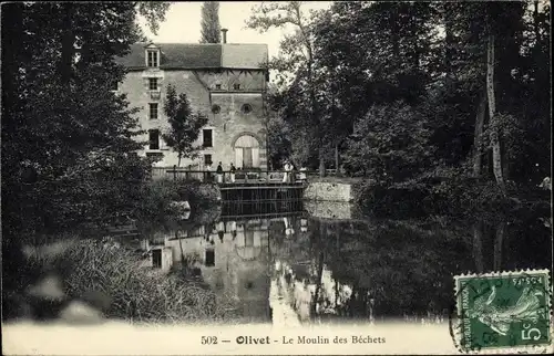 Ak Olivet Loiret, Le Moulin des Bechets