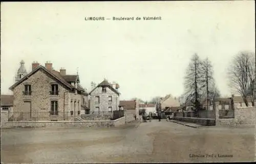 Ak Limours Essonne, Boulevard de Valmenil