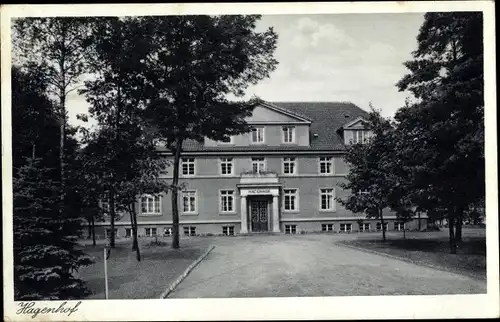 Ak Gifhorn in Niedersachsen, Hagenhof, Altmännerheim der Kästorfer Anstalten