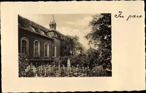 Ak Brakel in Westfalen, Institut Brede, Oberlyzeum, Kirche, Friedhof