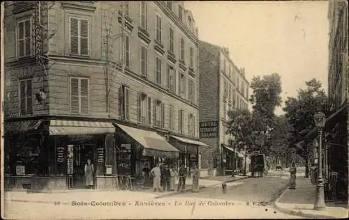Ak Bois Colombes Hauts de Seine, Asnieres, La Rue de Colombes