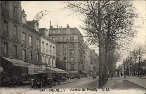 Ak Neuilly sur Seine Hauts de Seine, Avenue de Neuilly