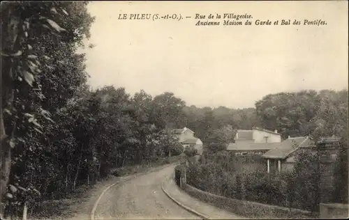 Ak Massy Essonne, Le Pileu, Rue de la Villageoise
