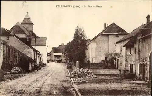 Ak Etrepigney jura, Rue de Rans