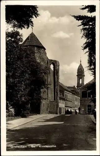 Ak Großenhain Sachsen, Klosterruine