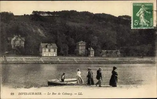Ak Dives sur Mer Calvados, Le Bac de Cabourg