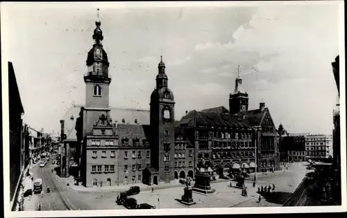 Foto Ak Chemnitz in Sachsen, Rathaus