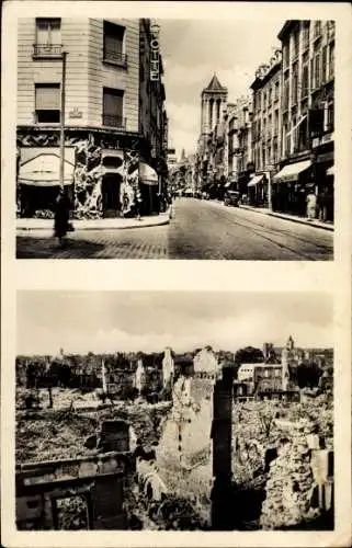 Ak Caen Calvados, La Rue Saint Jean