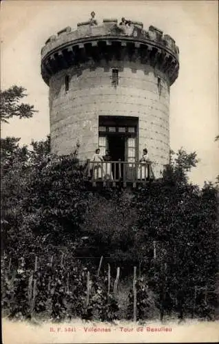 Ak Villennes Yvelines, Tour de Beaulieu