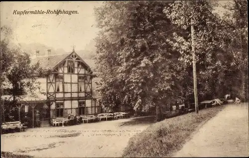 Ak Rolfshagen Rümpel Schleswig Holstein, Kupfermühle