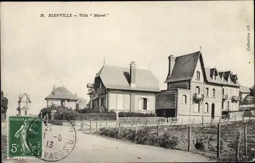 Ak Blonville sur Mer Calvados, Villa Marcel