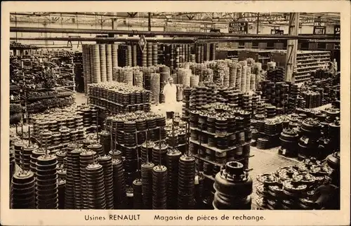 Ak Usines Renault, Magasin der Pieces de rechange