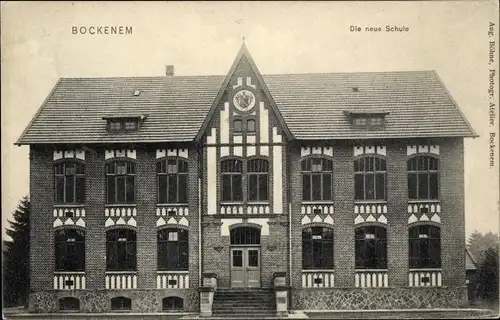 Ak Bockenem am Harz, Die neue Schule