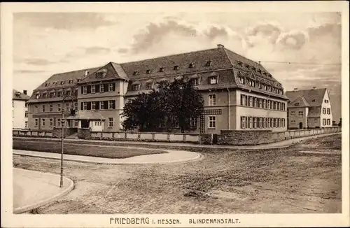 Ak Friedberg in Hessen, Blindenanstalt