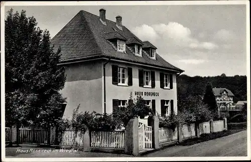 Ak Flammersfeld im Westerwald, Pension Haus Roeseneck im Wiedtal