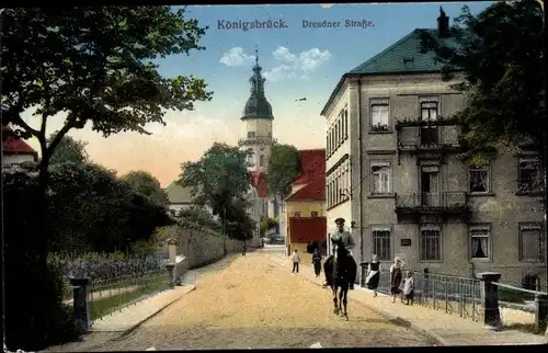 Ak Königsbrück, Dresdner Straße