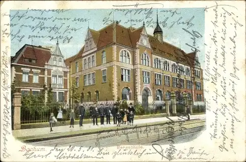 Ak Bochum im Ruhrgebiet, Bergschule