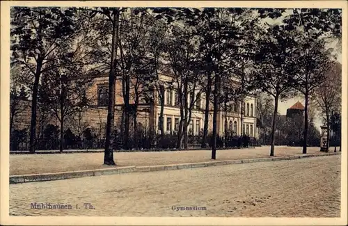 Ak Mühlhausen in Thüringen, Gymnasium