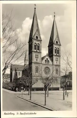 Ak Heidelberg am Neckar, St. Bonifatiuskirche