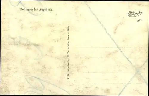 Ak Bobingen in Schwaben, Teilansicht