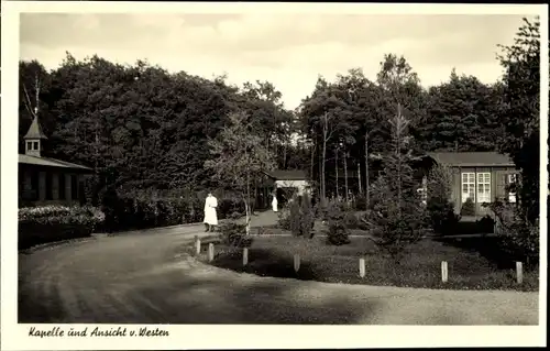 Ak Strang Bad Rothenfelde, Wald Krankenhaus, Kapelle