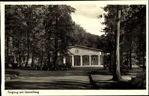 Ak Strang Bad Rothenfelde am Teutoburger Wald, Waldkrankenhaus, Eingang zur Verwaltung