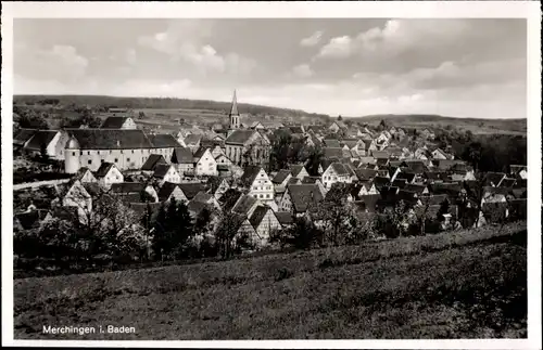 Ak Merchingen Ravenstein in Baden, Gesamtansicht