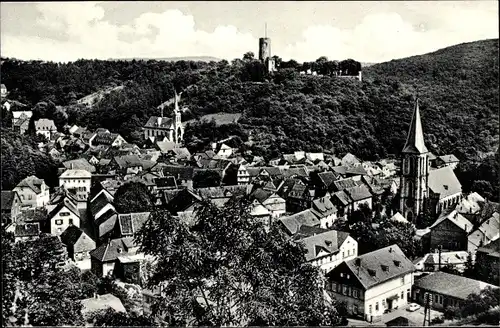 Ak Stromberg im Hunsrück, Gesamtansicht, Fustenburg