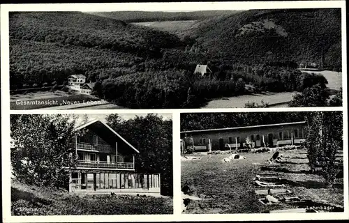 Ak Bad Sobernheim an der Nahe, Panorama, Erholungsstätte Neues Leben, Lehmbäder