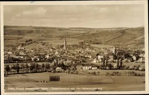 Ak Bad Sobernheim an der Nahe, Gesamtansicht