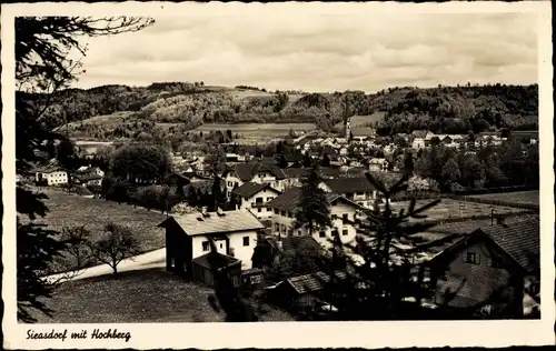 Ak Siegsdorf in Oberbayern, Panorama mit Hochberg