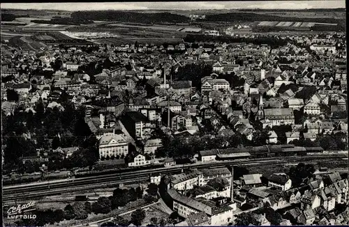 Ak Schwenningen am Neckar, Fliegeraufnahme