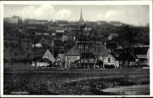 Ak Schottenstein Itzgrund in Oberfranken, Gesamtansicht