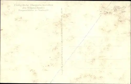 Ak Nordwalde in Westfalen, Diaspora Kirche, Innenansicht