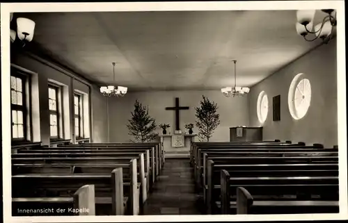 Ak Nordwalde in Westfalen, Diaspora Kirche, Innenansicht