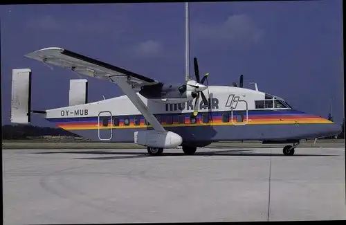 Ak Passagierflugzeug, Muk Air, Shorts 330-200, OY-MUB