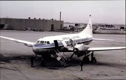 Ak Amerikanisches Passagierflugzeug, Great Lakes Airlines, Convair CV-440