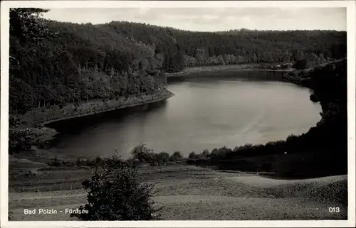 Ak Polczyn Zdrój Bad Polzin Pommern, Fünfsee