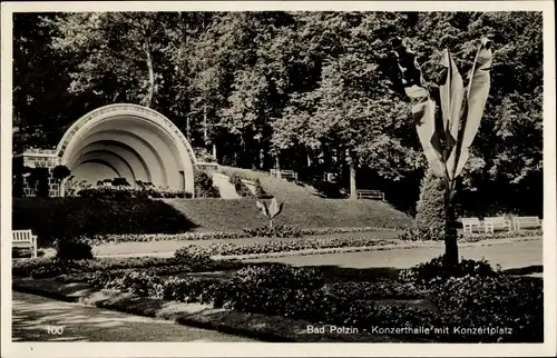 Ak Polczyn Zdrój Bad Polzin Pommern, Konzerthalle, Konzertplatz