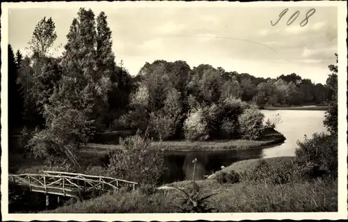 Ak Polczyn Zdrój Bad Polzin Pommern, Partie am Neuen See