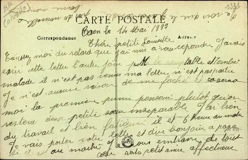 Ak Colombelles Calvados, Les bords de l'Orne, Segelboote