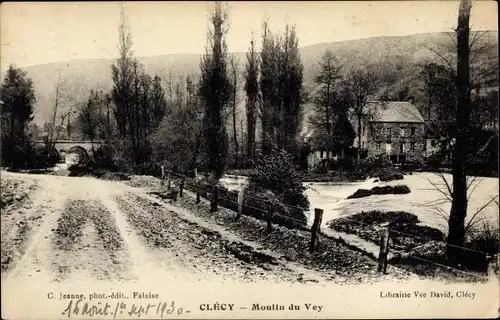 Ak Clécy Calvados, Moulin du Vey