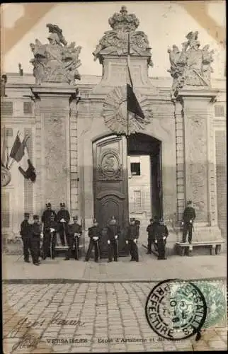 Ak Versailles Yvelines, Ecole d'Artillerie et du Genie