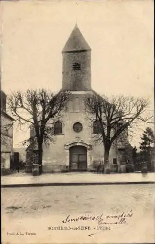 Ak Bonnieres sur Seine Yvelines, L'Eglise