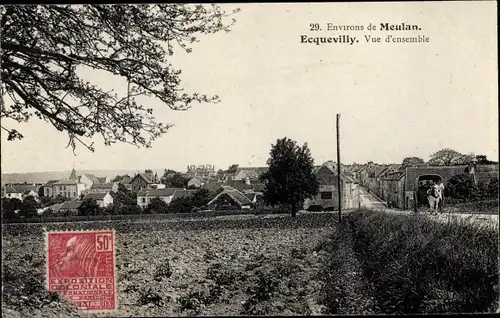 Ak Ecquevilly Yvelines, Vue d'ensemble