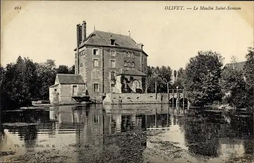 Ak Olivet Loiret, Le Moulin Saint Samson