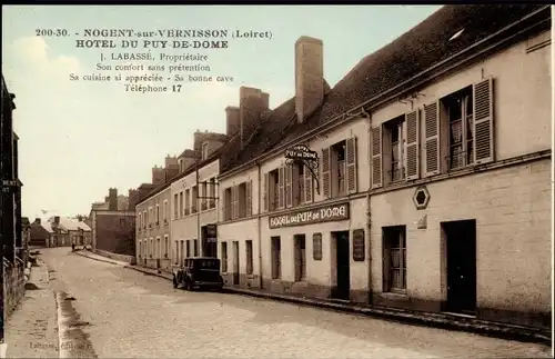 Ak Nogent sur Vernisson Loiret, Hotel du Puy de Dome