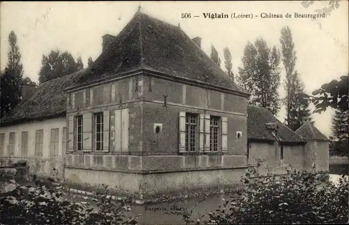 Ak Viglain Loiret, Chateau de Beauregard