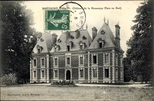 Ak Brétigny Eure, Chateau de la Houssaye